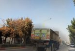 تردد خودروهای دود زا و آلاینده در دولت آباد اصفهان